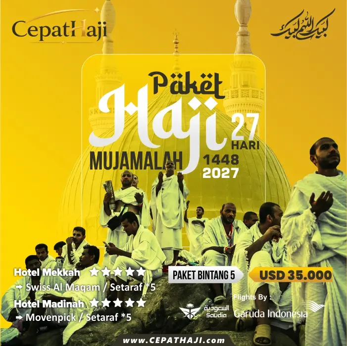 Paket Haji Mujamalah Bintang 5 27 Hari
